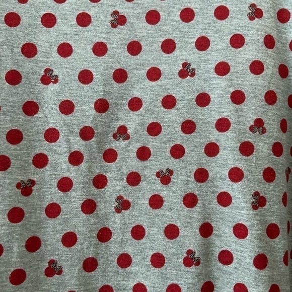 LULAROE Minnie Mouse Polka Dot Irma Tunic Top - Picture 2 of 3